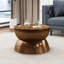 Table basse en métal martelé-737817221