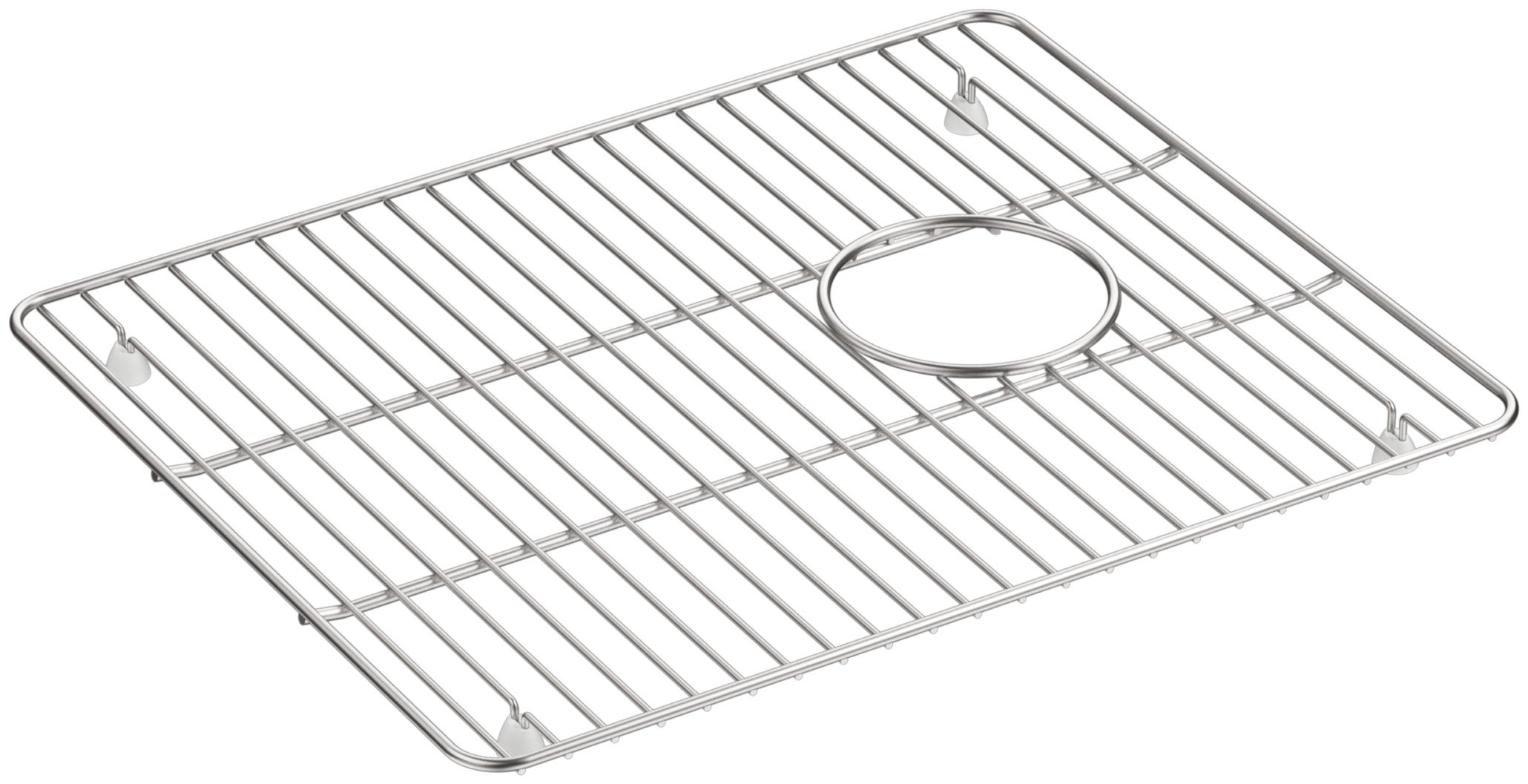 KOHLER Cairn 17.25 in. x 14 in. Bottom Bowl Rack in Stainless Steel