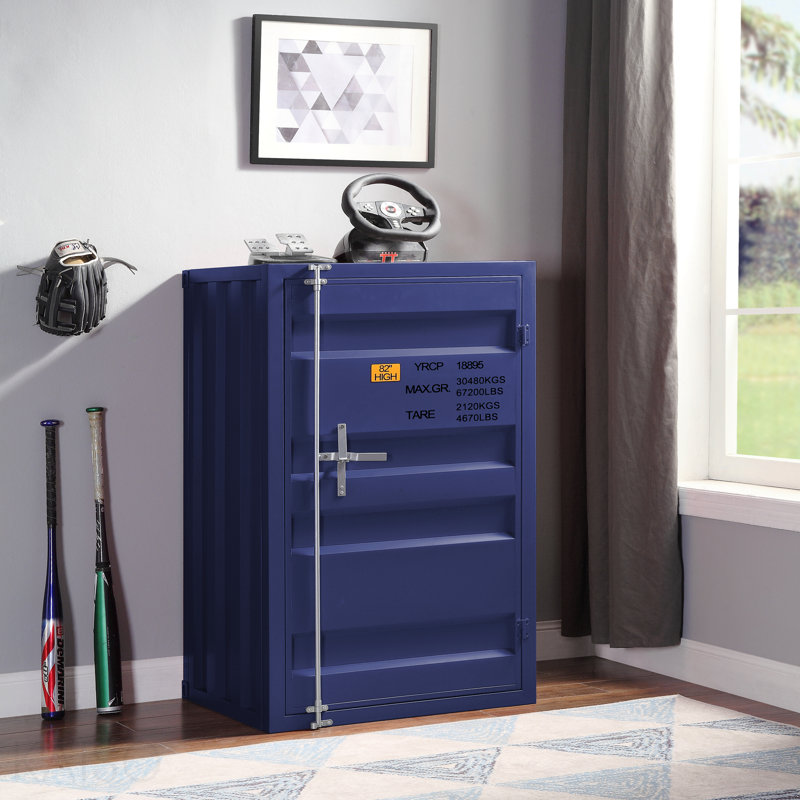 Commode bleue