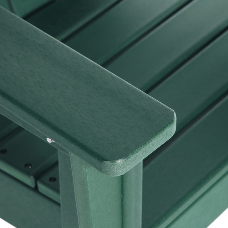 Chaise Adirondack en poly Lagune pour enfants Laguna, Vert foncé