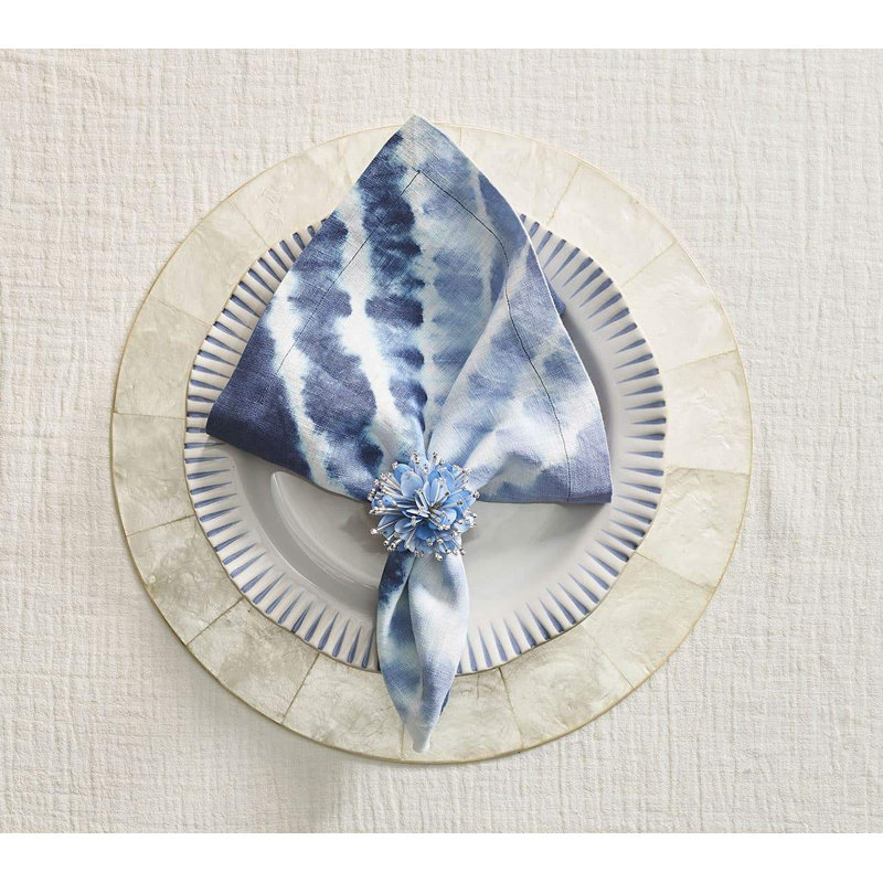 Starburst Napkin Ring, Periwinkle