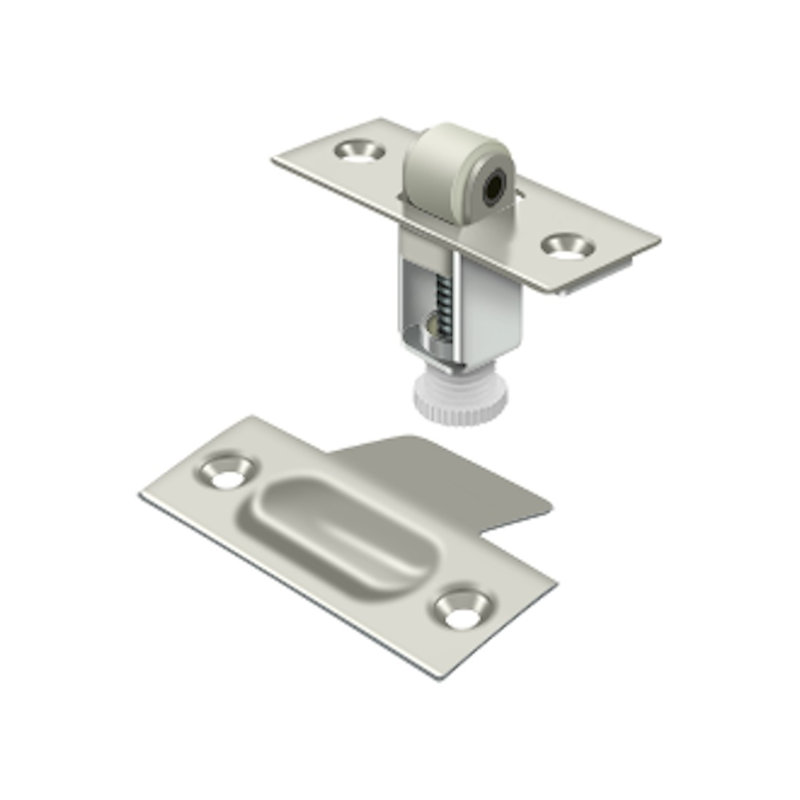 Attache à rouleau Deltana RCA336U14; Finition nickel brillant