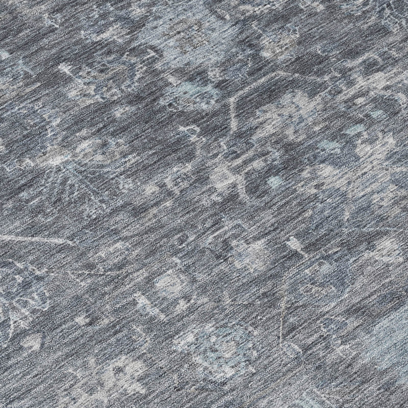 Machine Washable Indoor/Outdoor Chantille ACN2323 Global Rug, Round 8'