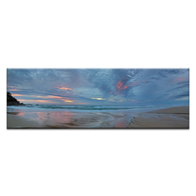 Sunrise Beach by Andrew Brown - Wrapped Canvas Print