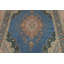 Tapis traditionnel bleu rétro 10 x 13