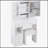 Compact Desktop Vanity Table with Advanced LED Mirror and Ample Storage-211043604