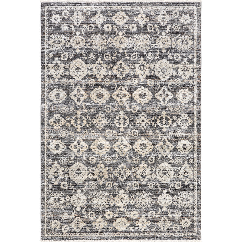 Kaylani Transitional Medallion Area Rug, Rectangle 4' x 6'