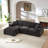 Boneless Modern Chenille Cloud Sofa, Freely Combinable-1671355911