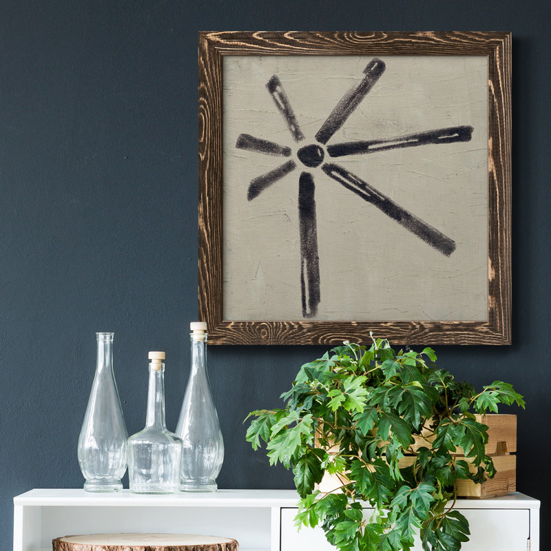 Toile encadrée The Seven Principles VI-Premium - prête à être accrochée, Noyer, H 31,5 po x l 31,5 po x P 1,5 po