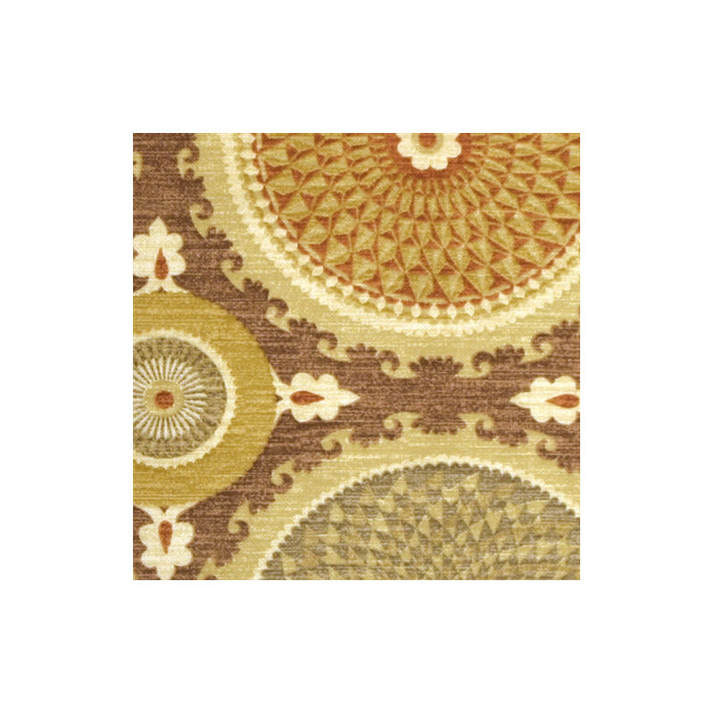 Coussin en coton Bohemian Medallion, Mûre blanche