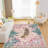Tiger Washable Rugs Pink, Area Rugs For Living Room, Soft Large Vintage Bedroom-1146675403