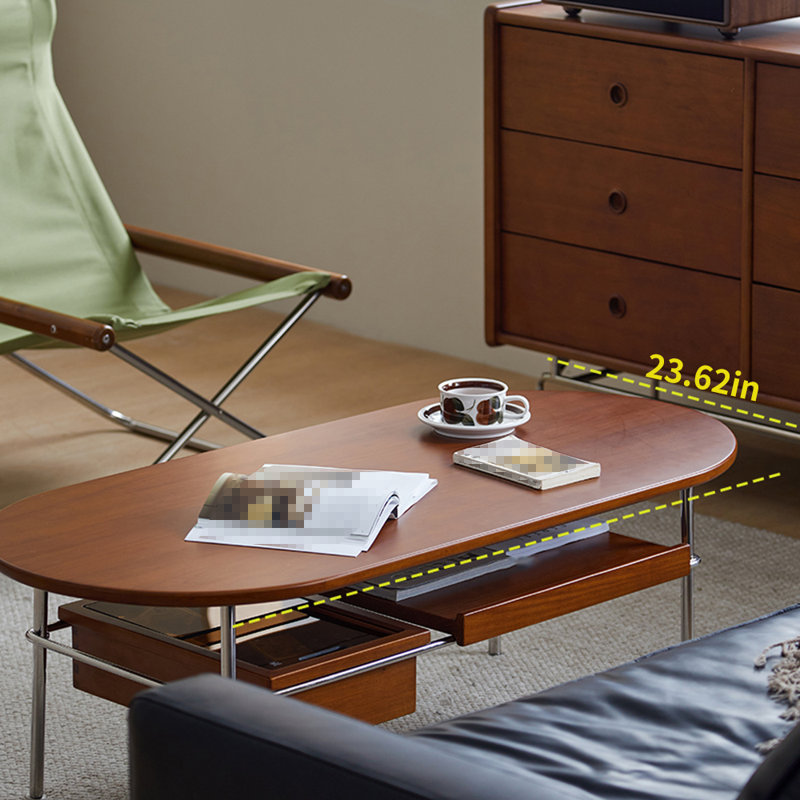 American retro style coffee table