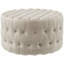 Repose-pieds capitonné en velours capitonné avec boutons multi-fonctionnels et antidérapants, parfait pour le salon et le vestibule-8473305