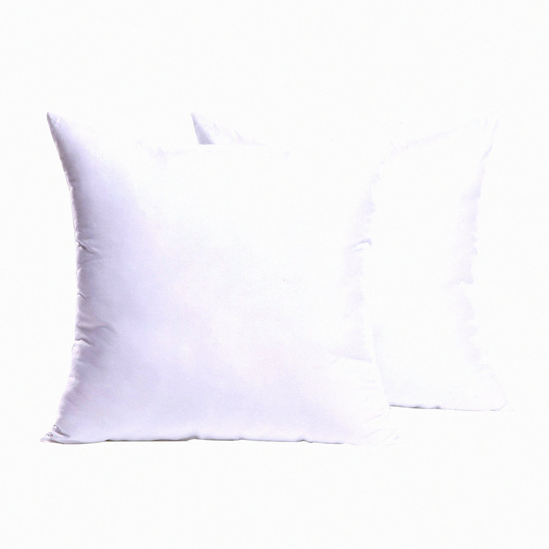 Premium Square Pillow Inserts - Set of 2 | Decorative Cushion Stuffer for Bed, Couch, Sofa |Throw Pillow Form