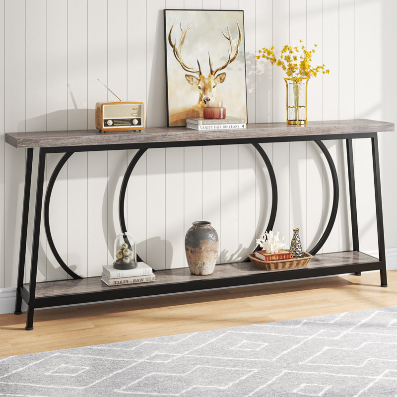Canapé-lit 70,9 po avec rangement Creedyn, H 35,43 po x l 70,86 po x P 11,81 po, Brun