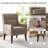 Upholstered Polyester Accent Armchair (Set Of 2)-155813890
