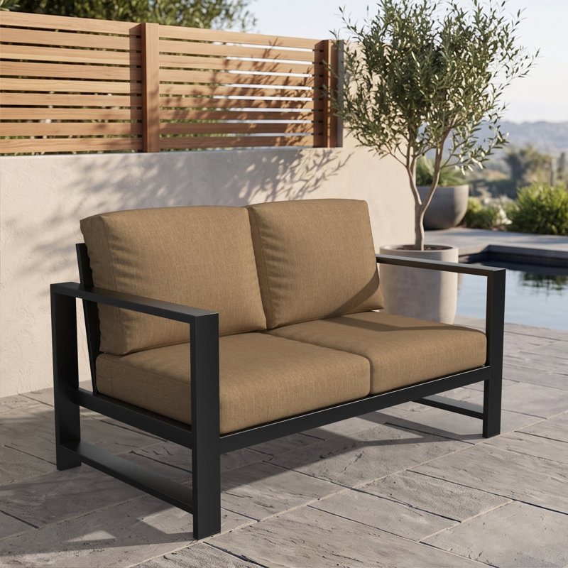 Causeuse d'extérieur avec coussins Sunbrella® Trasdamad