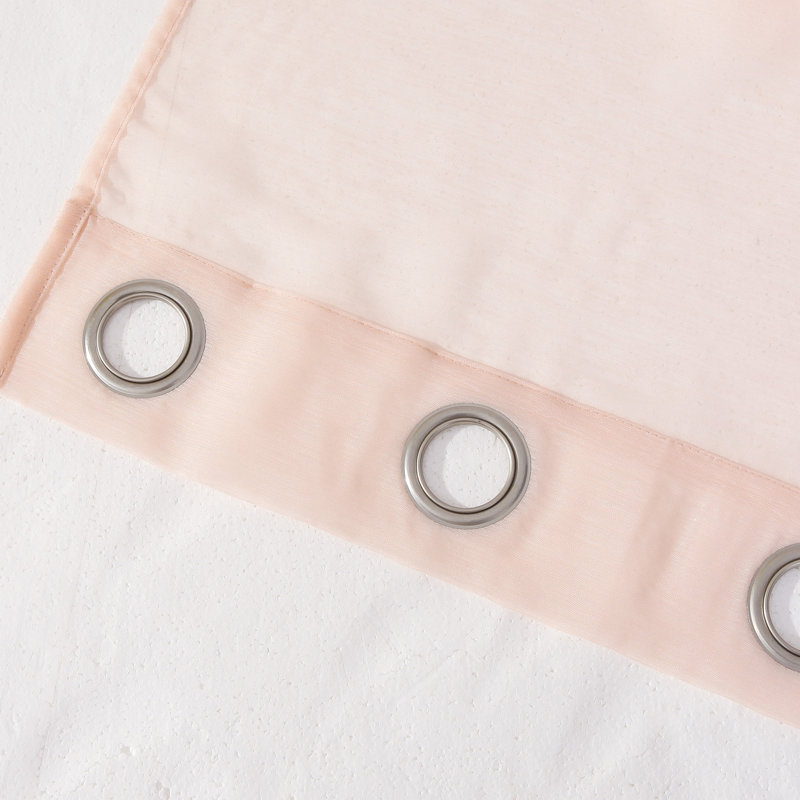 Gwenith Sheer Curtain Pair, Blush