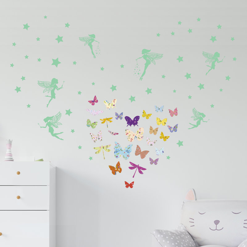 Butterfly Glow in Dark Kids Wall Sticker