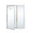 Legend Series Framed - W x 66'' H Hinged Door Framed Shower Door with-17916007-17916004