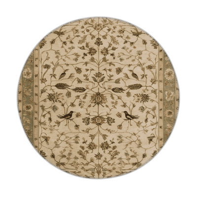 Tapis d'intérieur et d'extérieur brun Persian