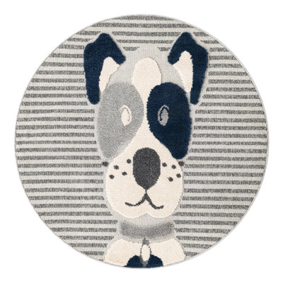 Unique Loom Doggo Whimsy Kids Rug