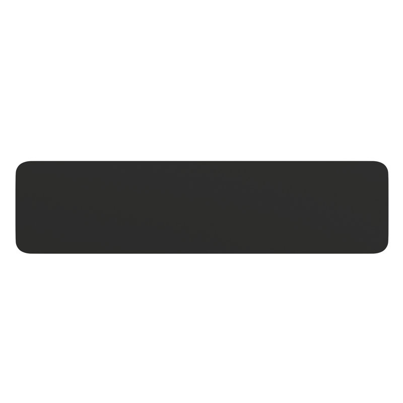 Black Rectangular Plastic Folding Training and Event Table