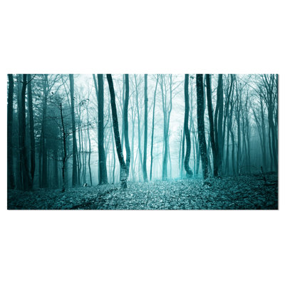 " Turquoise Colored Magic Forest "