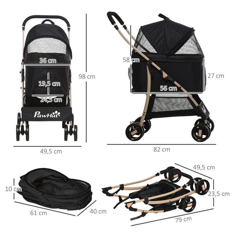 Foldable Pet Stroller