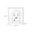 White Manufactured Wood Freestanding Fireplace