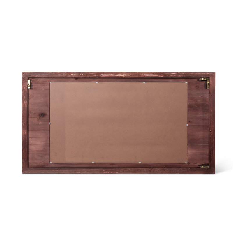Phat Tommy Coquille Decorative Wood Framed Wall Mirror