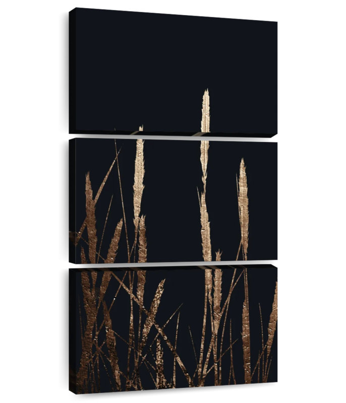 Golden Fields In The Dark, 38" H x 18" W