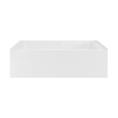 Voltaire 72" x 36" Alcove Bathtub with Apron and Armrest
