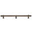 Acanthus 18 inches c.c. with 5/8 reeded center long pull Romanesque style with center brace in Oil Rub Bronze-1463575227-1463575228