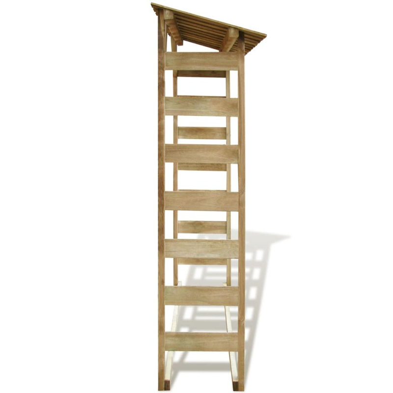 5 Ft. W x 1 Ft. D Wood Log Store