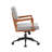 Upholstered Swivel Home Office Desk Chair-1400671508