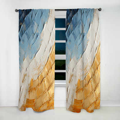 Neagle Minimalism Chasing Rainbows - Traditional Velvet Curtain - Room Darkening - 1 Panel