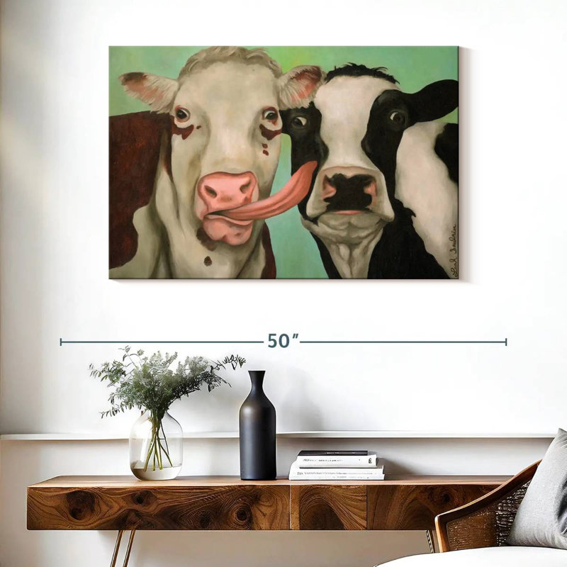 Cowlicious, 26" H x 39" W