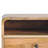 Large Oak-Ish Curve Upper Slot Floating Bedside-590533794
