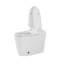 Toilette intelligente une pièce avec couvercle automatique, siège chauffant, bidet et bouclier en mousse