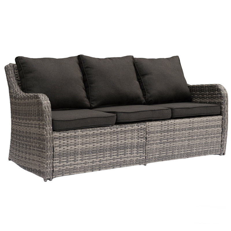 3-Person Aluminum Sofa Seating Group