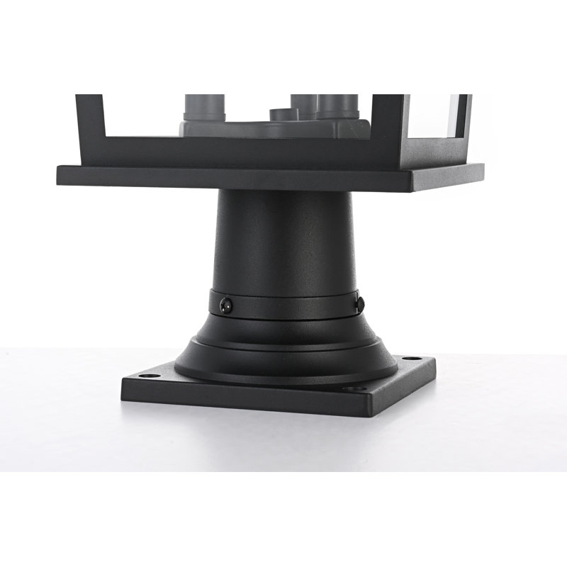 Lampadaire d'extérieur 9,5 pouces noir Deidra