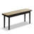 Enticing Black Solid Oak Bench For Bedroom End, Living Room, Or Entryway, 40.28" W, 10.74" D, 16.92" H, Soft Texture And Comfortable Unique Wide, Deep, High, Breathable