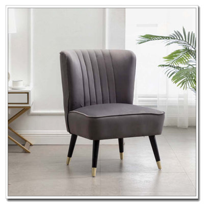 Fauteuil d'appoint en velours