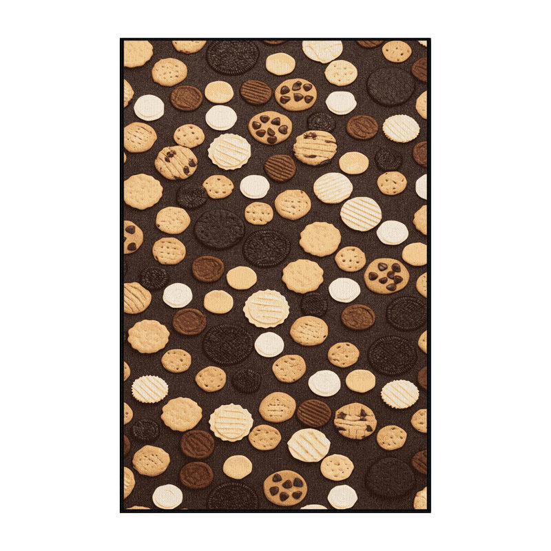  Tapis lavable avec biscuits et biscuits, Tapis de couloir 2 pi x 4 pi