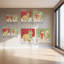 Cozy Christmas Kitty, ensemble de 2 impressions sur toile-145439353-145439345-145439242