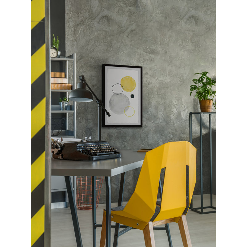 Linked Circles - Single Picture Frame Painting, 45 cm H x 38 cm W