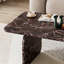 Table basse haut de gamme, Rosso Marmo, 100 x 42 x 60 cm | Matériau : Panneaux de particules mélaminés (épaisseur : 1,8 cm)