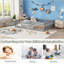 Lit double gris pour enfants avec garde-corps robustes-1674542071-1674542056