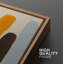 Art mural abstrait, ensemble de 2 reproductions d'art encadrées sur toile-118759799-118759801